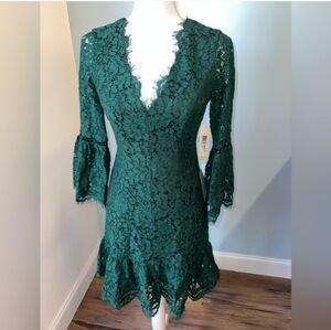 Eliza J Green Lace Dress